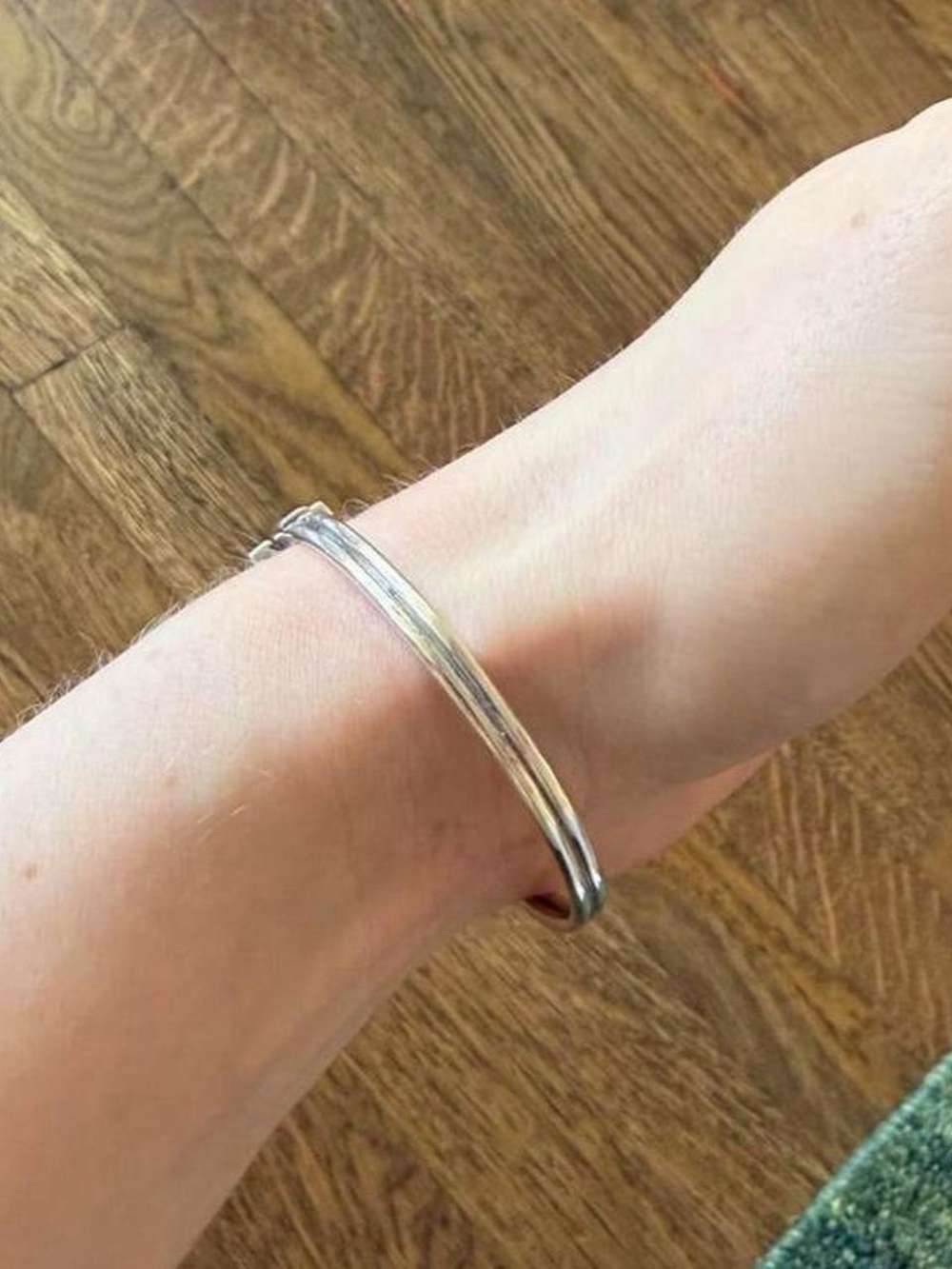 Vintage 80s Sterling 925 Buckle Bracelet - Picture 8 of 8